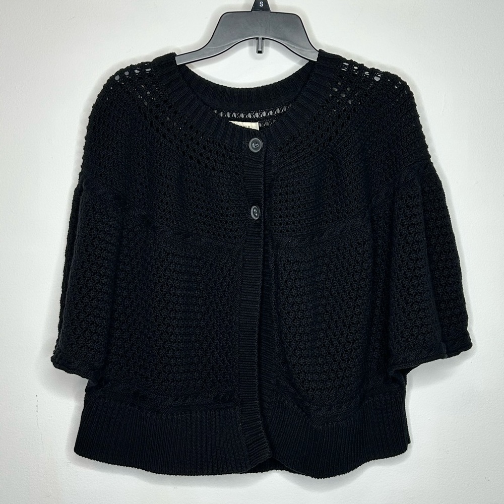Sonoma black open knit cardigan - size 2X